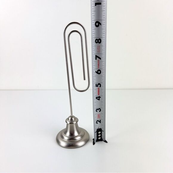 Pottery Barn Large Oversized paper clip note bill receipt Letter holder - Picture 5 of 6